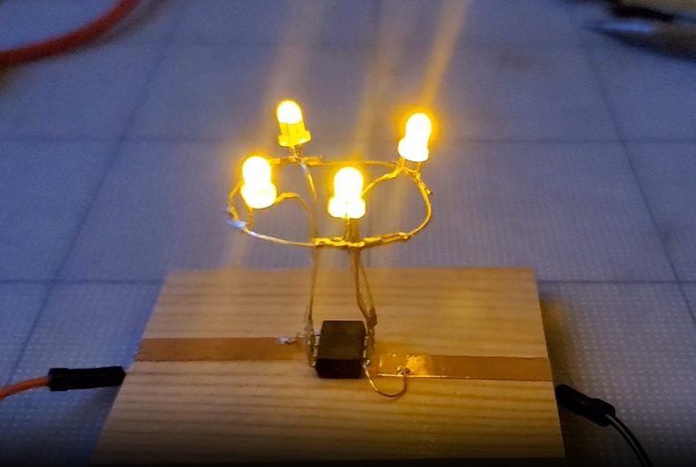 DeadBugged - piece featuring exposed dead-bug style circuit soldering